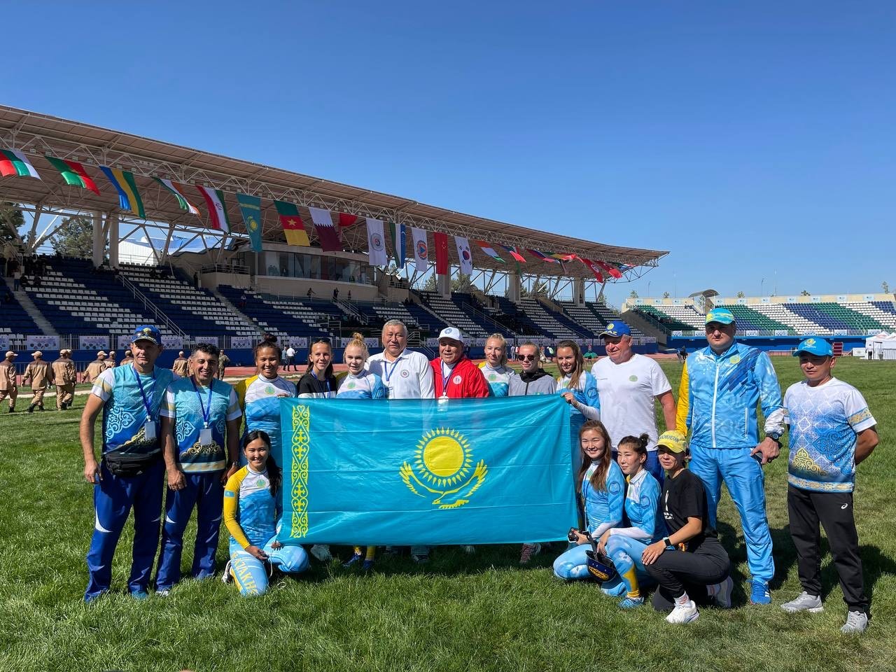 Женская сборная Казахстана стала чемпионом мира в боевом развертывании