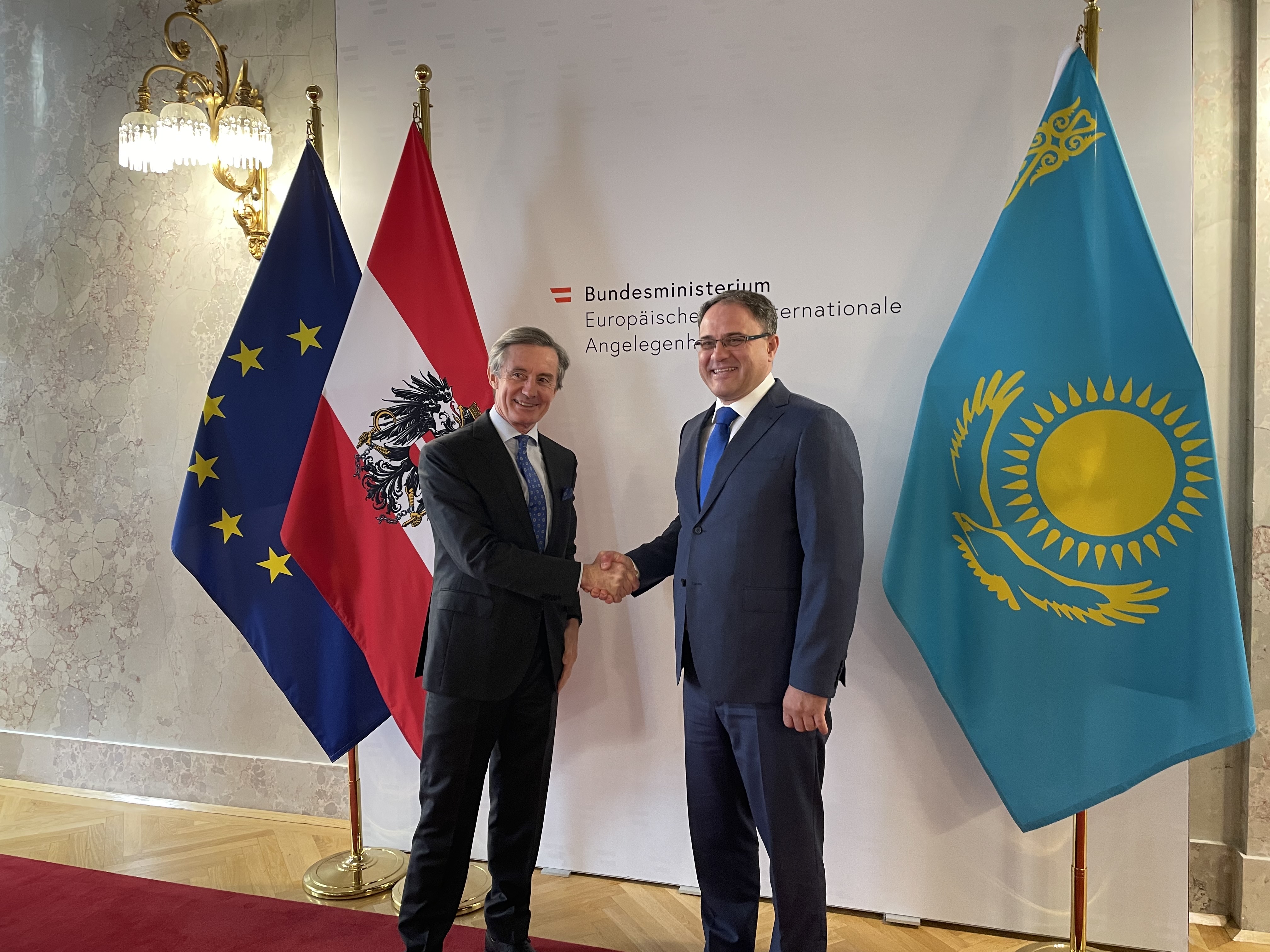 В Вене обсуждены возможности для всестороннего укрепления отношений между Казахстаном и Австрией