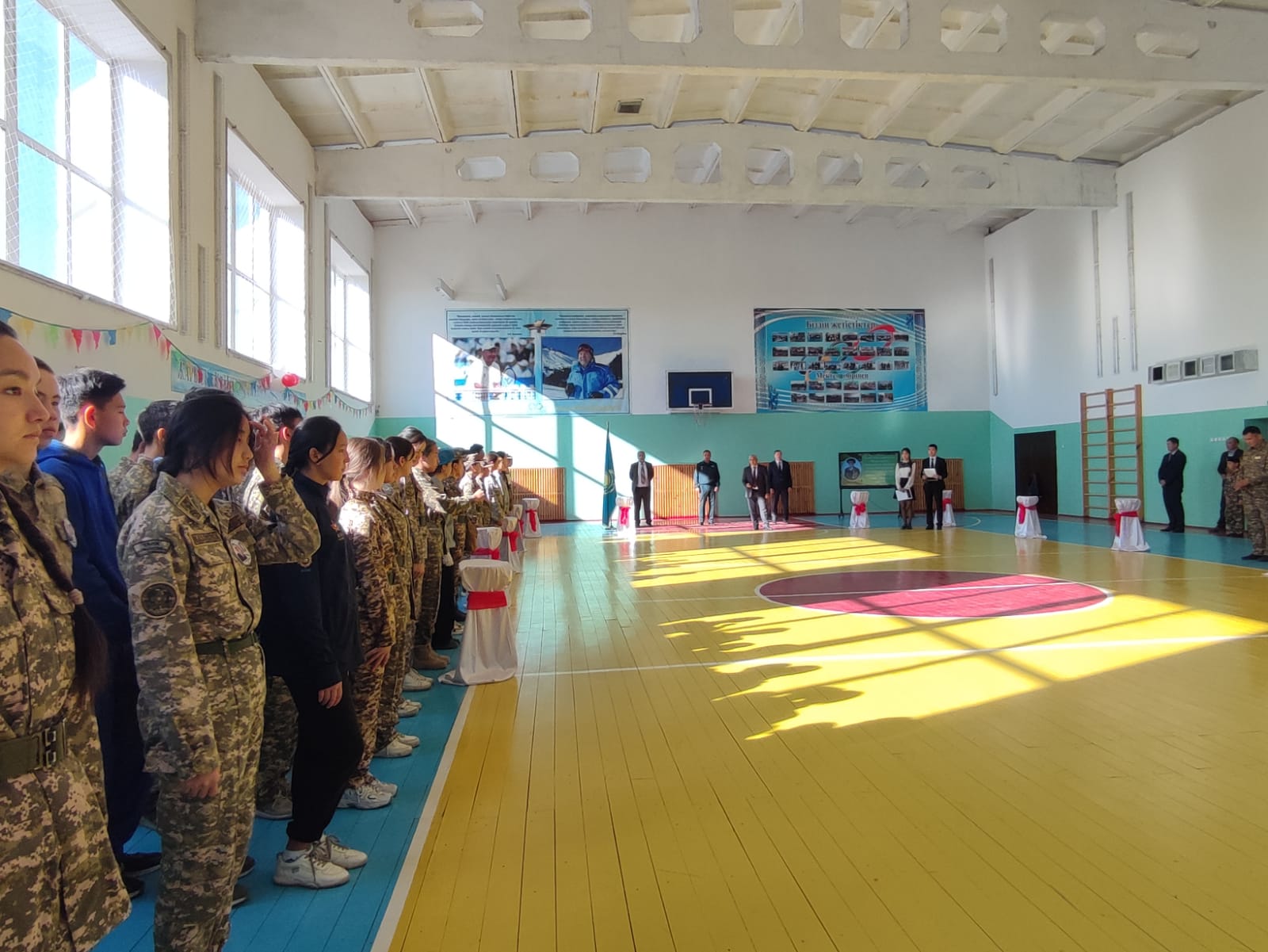 Военно-спортивные соревнования среди учащихся 10 классов, посвященные 100-летию Талгата Бигельдинова