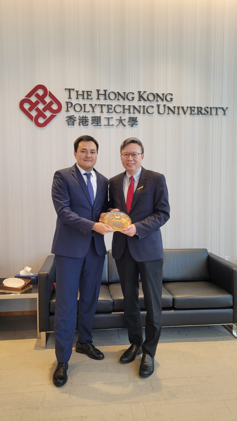 Meeting with the President of PolyU