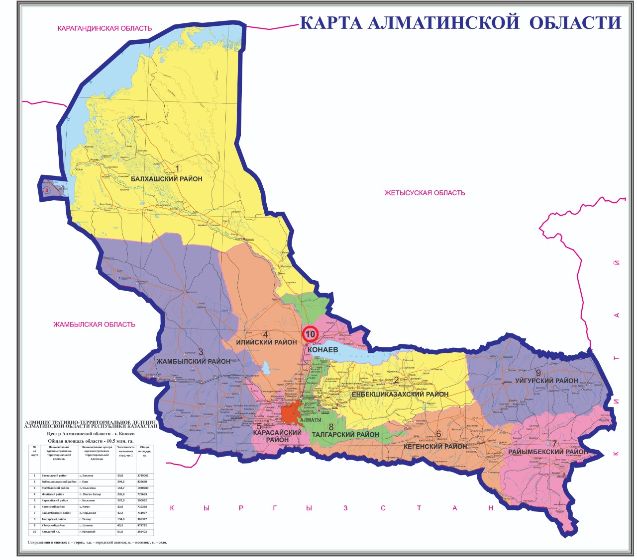 Алма атинская карта
