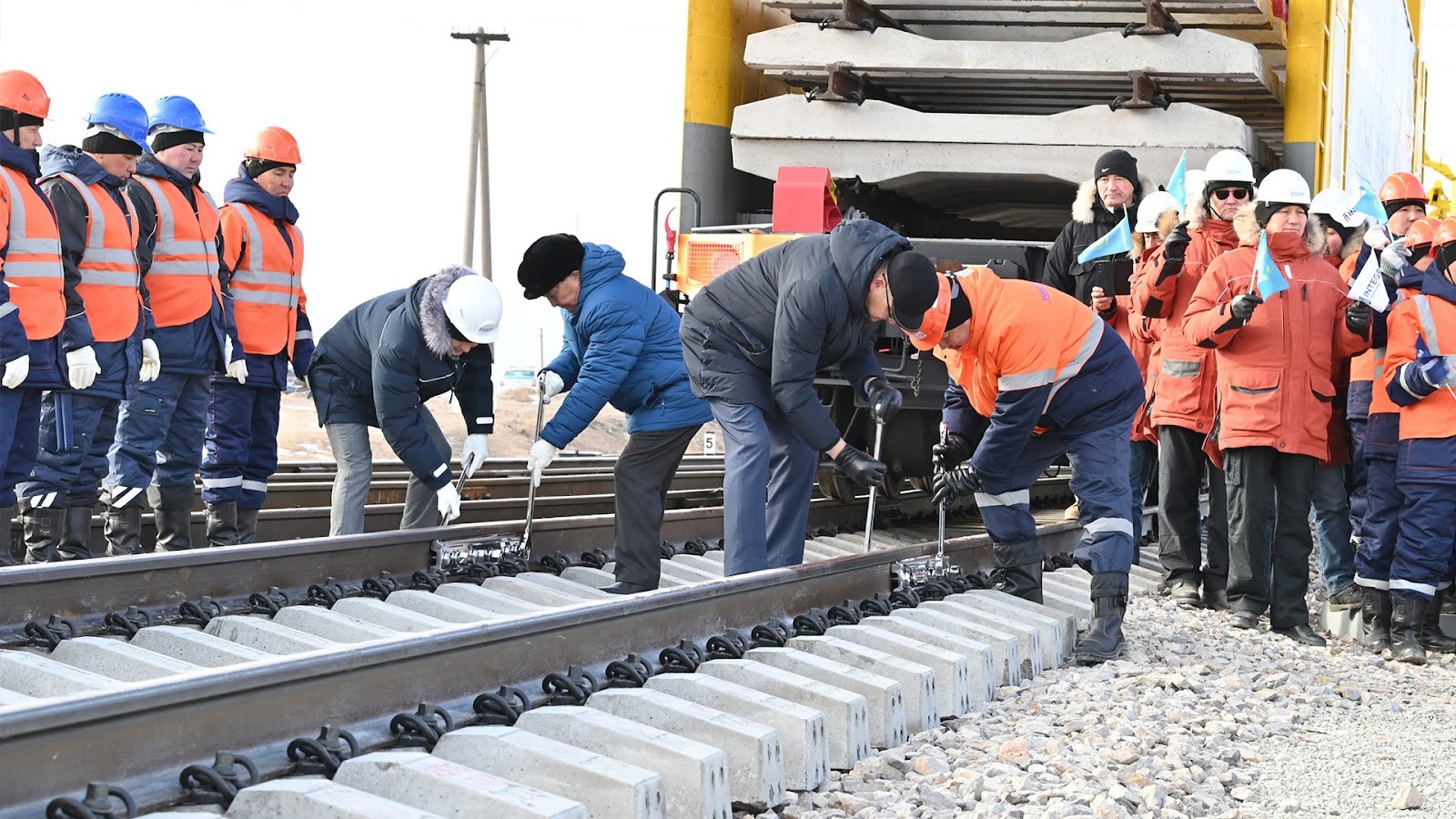 The largest railway project began to be implemented in Kazakhstan