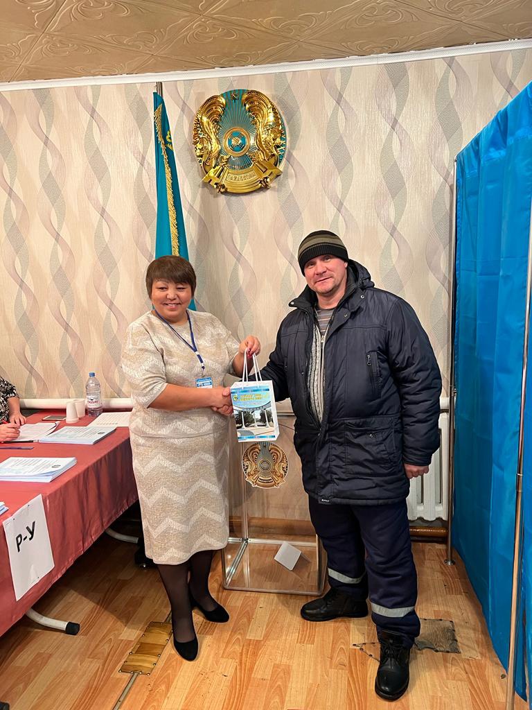 33 избирательных участка работали на внеочередных выборах Президента РК в Сарыкольском районе