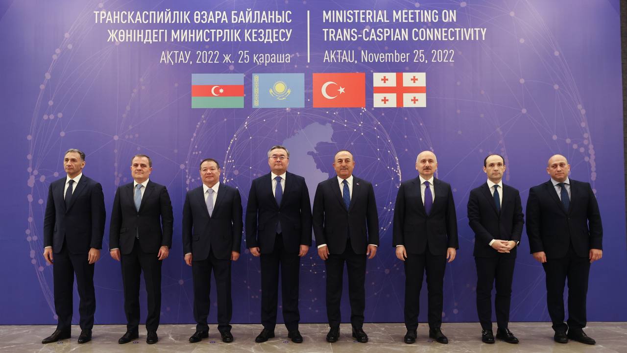 Kazakhstan, Azerbaijan, Georgia and Turkey discussed the development of transport routes through the Caspian Sea