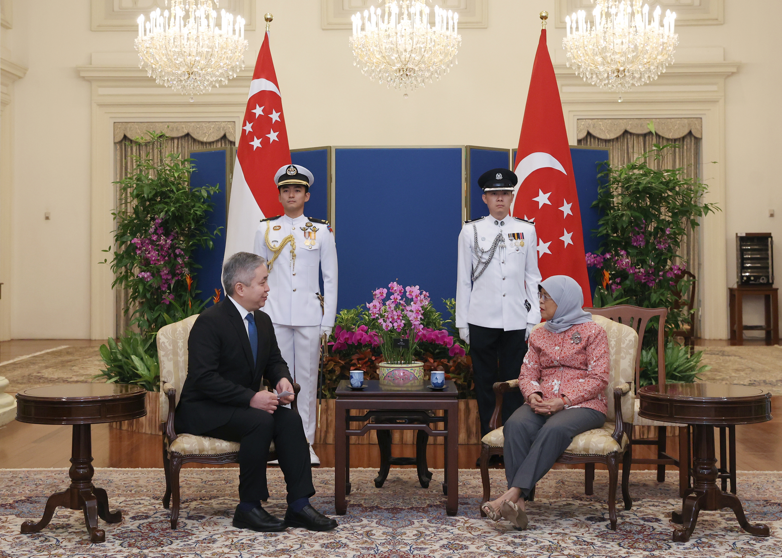 Қазақстан Елшісі Сингапур Президентіне сенім грамоталарын тапсырды