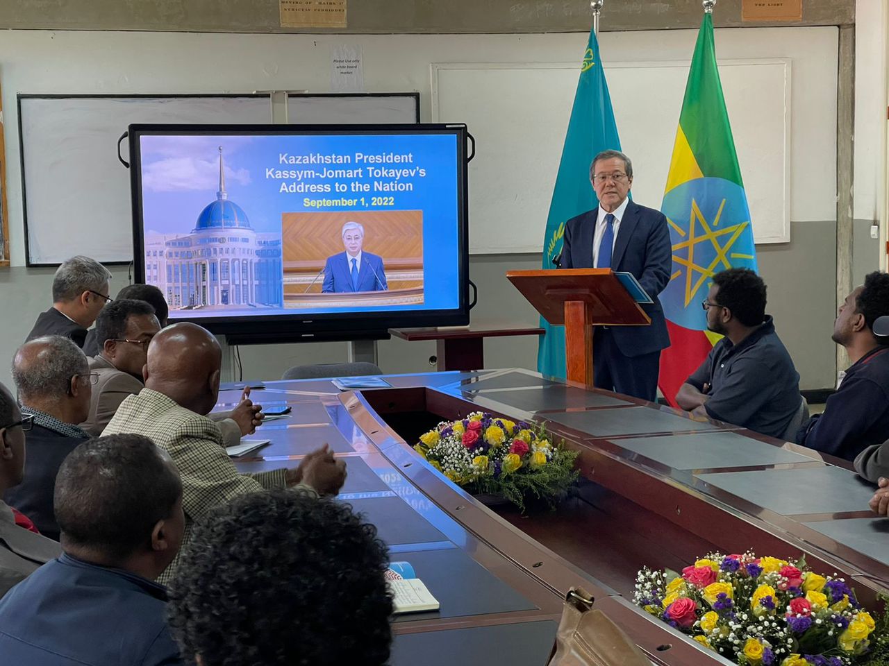 Студенты Университета Аддис-Абебы заинтересованы в изучении  современных реформ в Казахстане