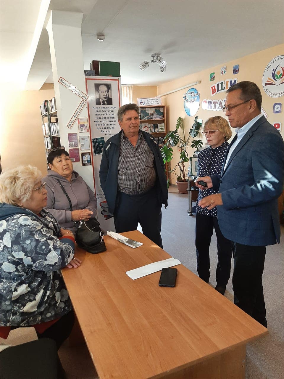 встреча с жителями села Доскей