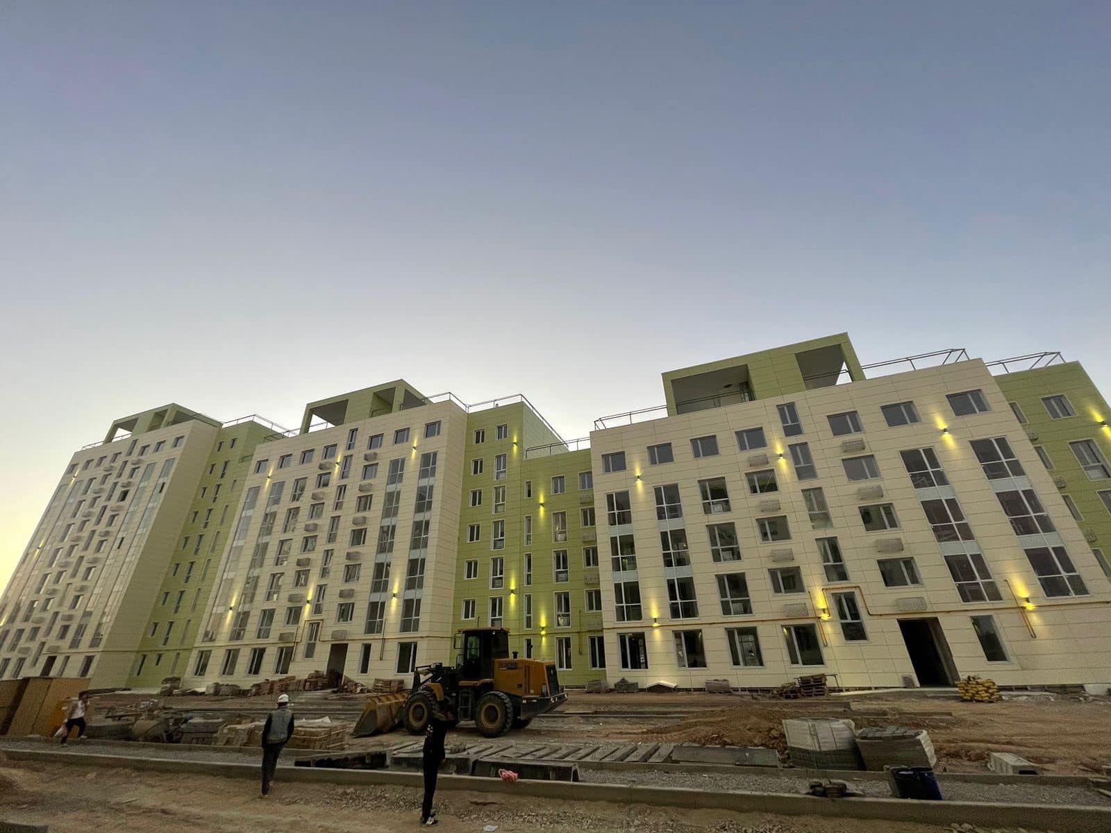 The object "Construction of 60 5, 7, 9, 12 and 20-storey residential buildings in the ADC of Turkestan (residential complex "Cascade"), block A, the customer of which is the Construction Department of the Turkestan region, will be put into operation in