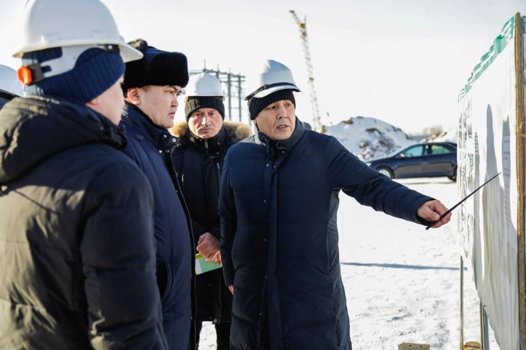 В Астане строят станцию питьевой воды и газовые тепловые станции