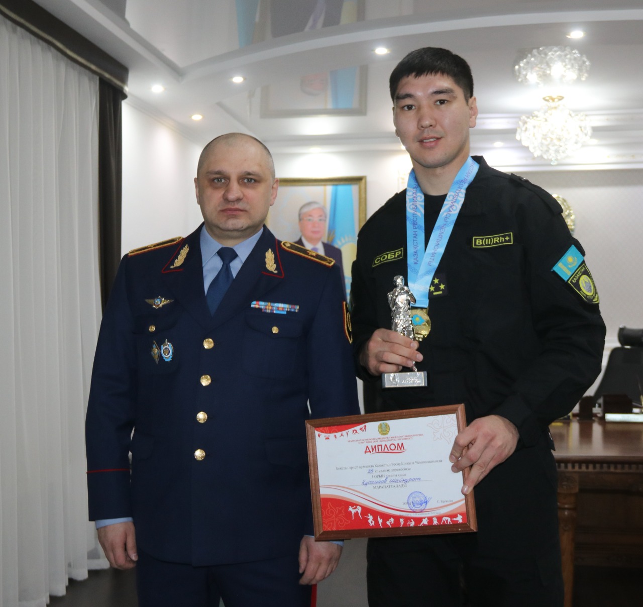 Қазақстан чемпионатында павлодарлық полицей алтын медаль жеңіп алды