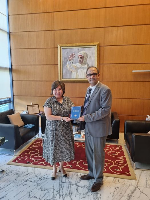 Посол Казахстана встретилась с Директором Национальной библиотеки Марокко