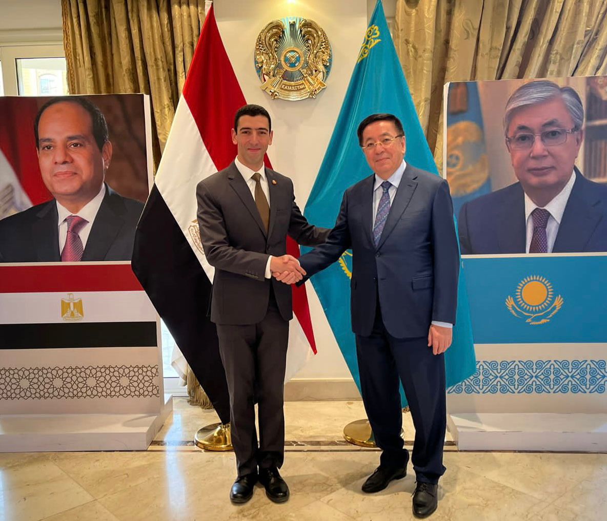 Egypt supports political and economic reforms in Kazakhstan