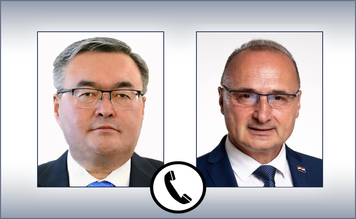 On Telephone Conversation Between Foreign Ministers of Kazakhstan and Croatia
