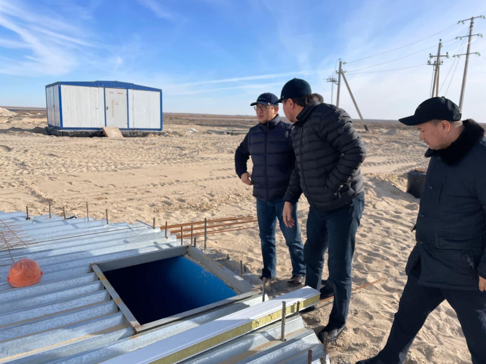 We examined the construction of sewer networks within the framework of the warm beach district of Aktau with engineering infrastructure.