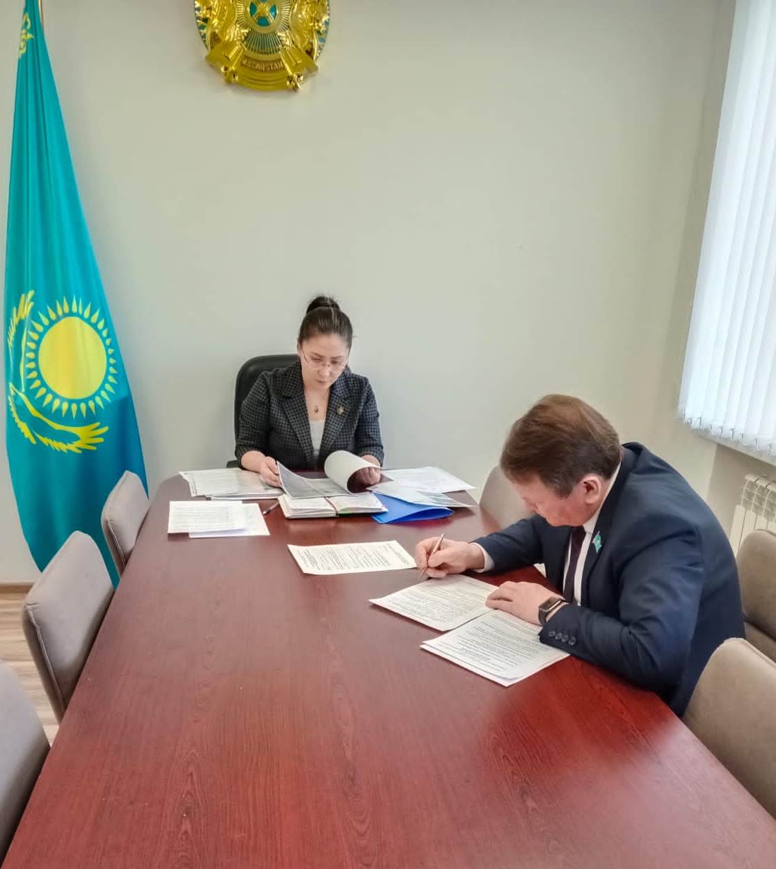 В областную территориальную избирательную комиссию представлены документы Наутиева Алибека Ибатуллиевича о его выдвижении кандидатом в депутаты Сената Парламента Республики Казахстан