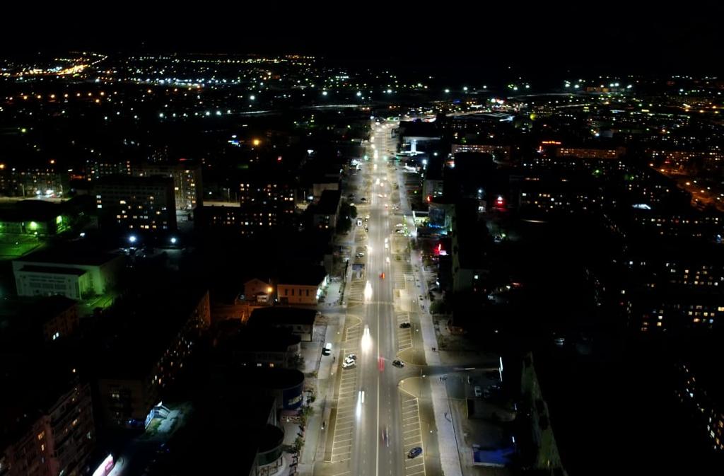 До конца года на 72 улицах Атырау установят фонари уличного освещения