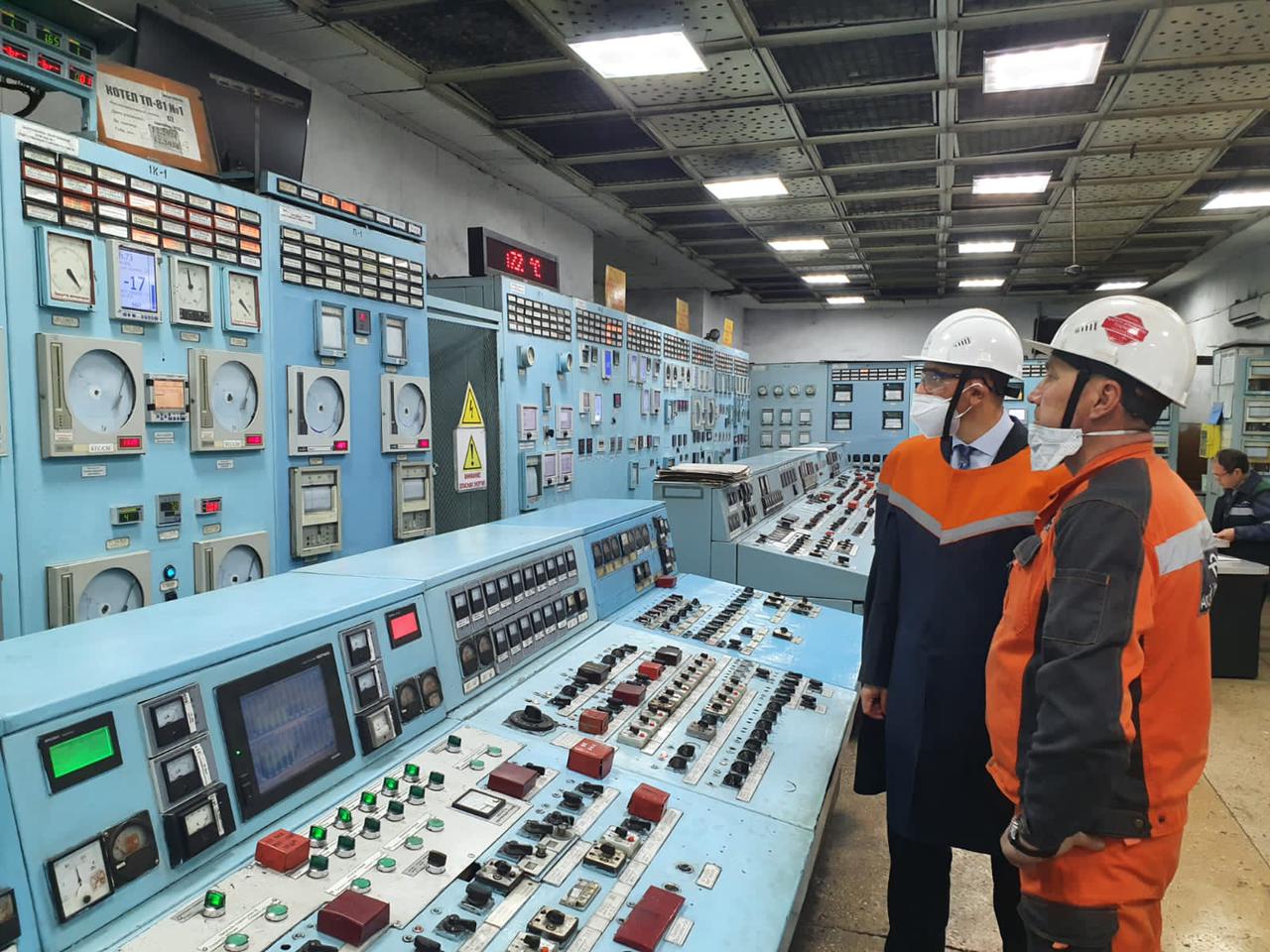 Руководство Комитета атомного и энергетического надзора и контроля посетило Карагандинские теплоэлектроцентрали