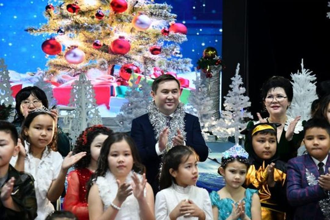 THE PRESIDENT'S CHRISTMAS TREE WAS HELD IN SHYMKENT