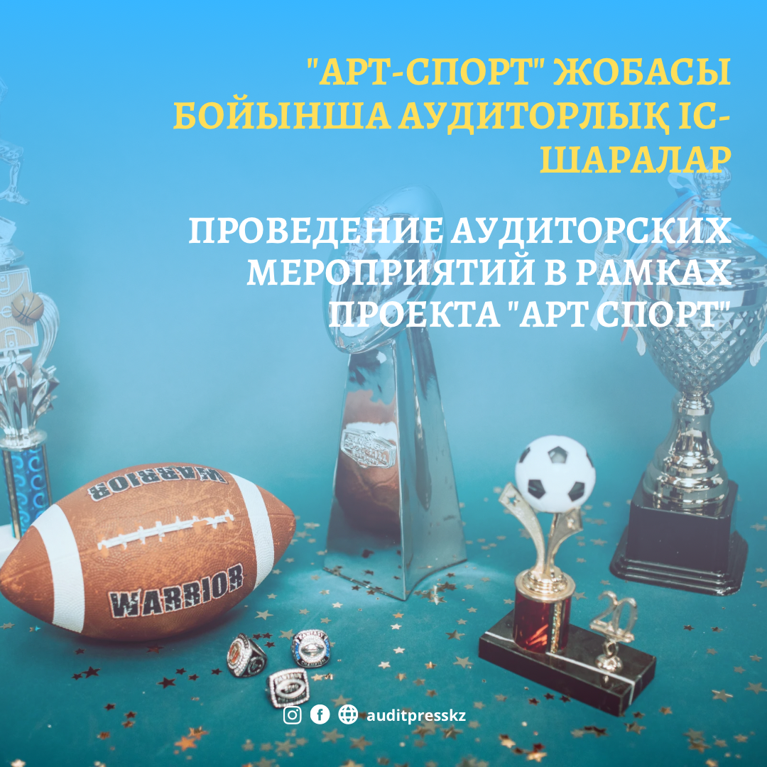 «Арт спорт» жобасы бойынша аудиторлық іс-шаралар