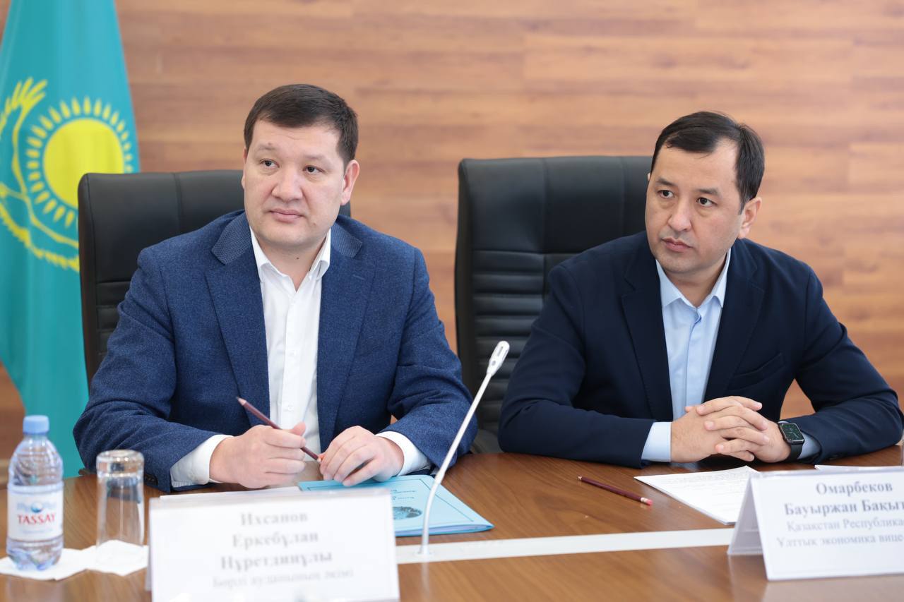 Вице-министр нацэкономики Бауыржан Омарбеков встретился с жителями Теректинского района