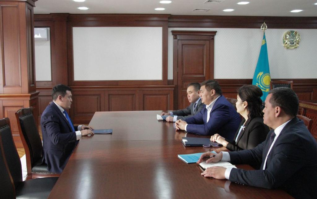 Аким области встретился с вице-министром Юстиции РК