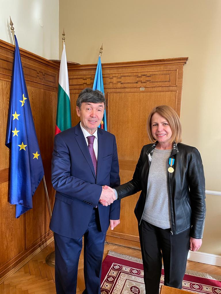 Ambassador of the Republic of Kazakhstan to the Republic of Bulgaria T.Izbastin met with the mayor of Sofia Y.Fandykova