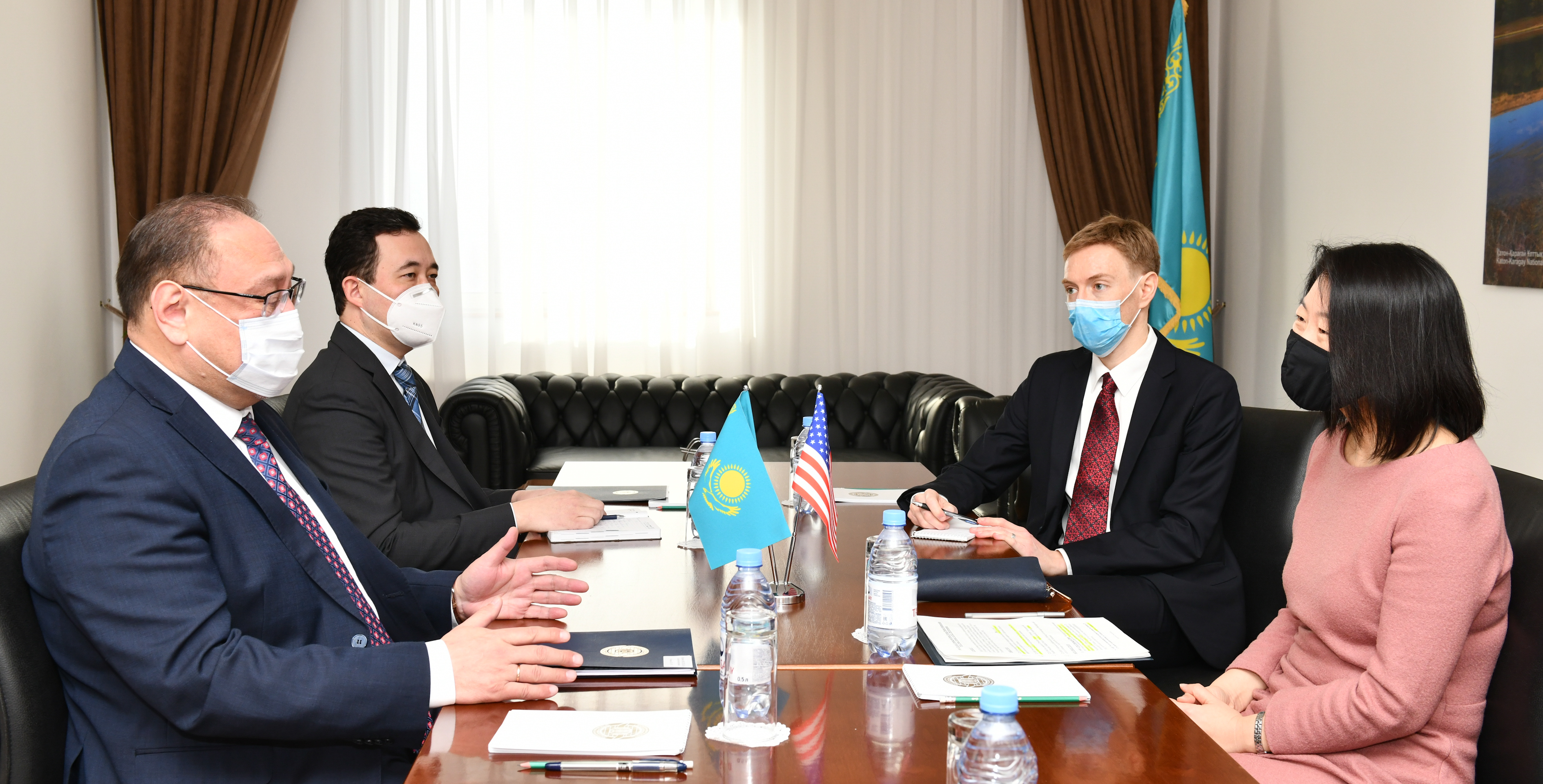 Заместитель министра иностранных дел Казахстана встретился с Временным поверенным в делах США