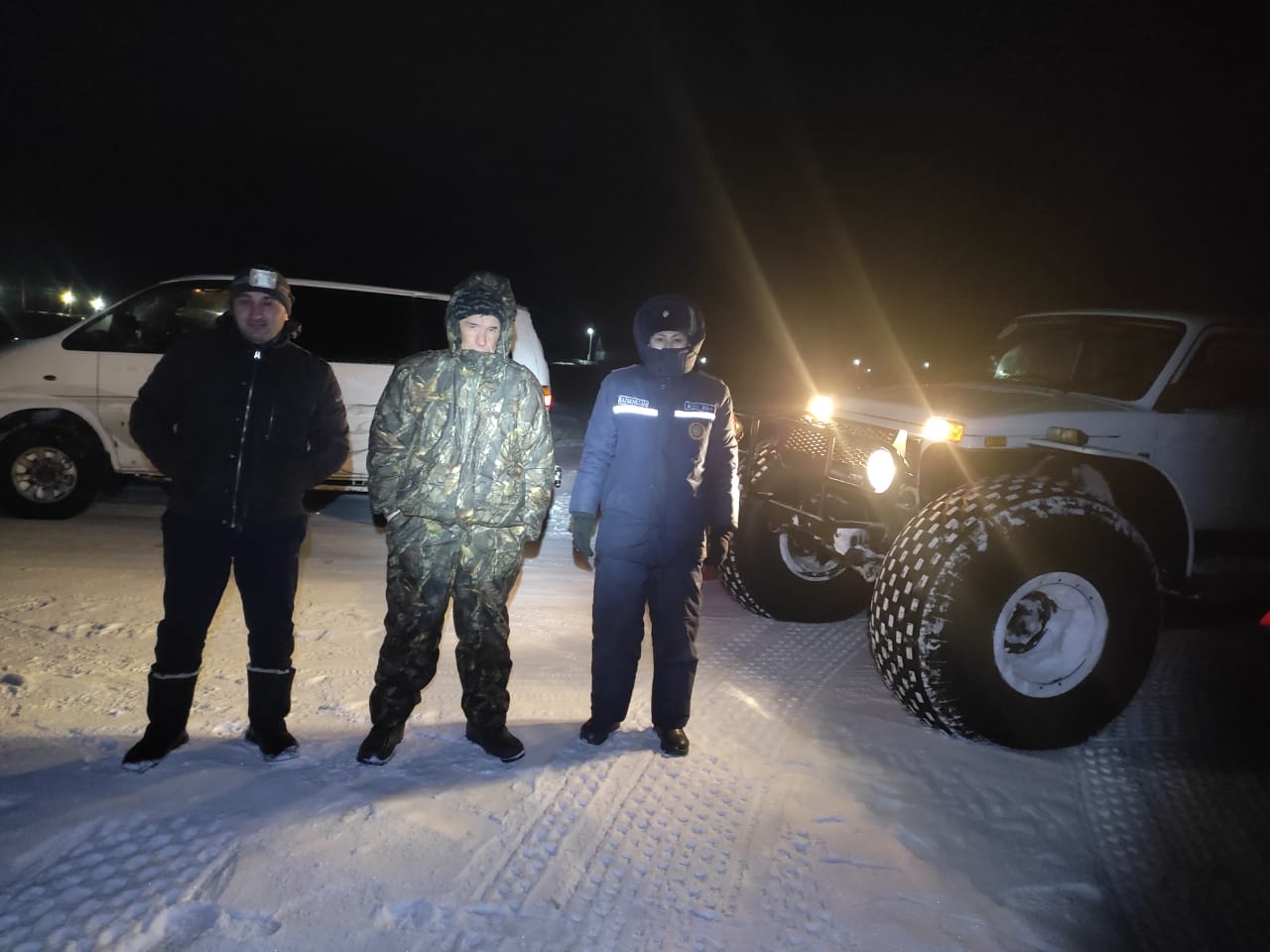 В Тимирязевском районе СКО спасли заблудившегося  в метель мужчину