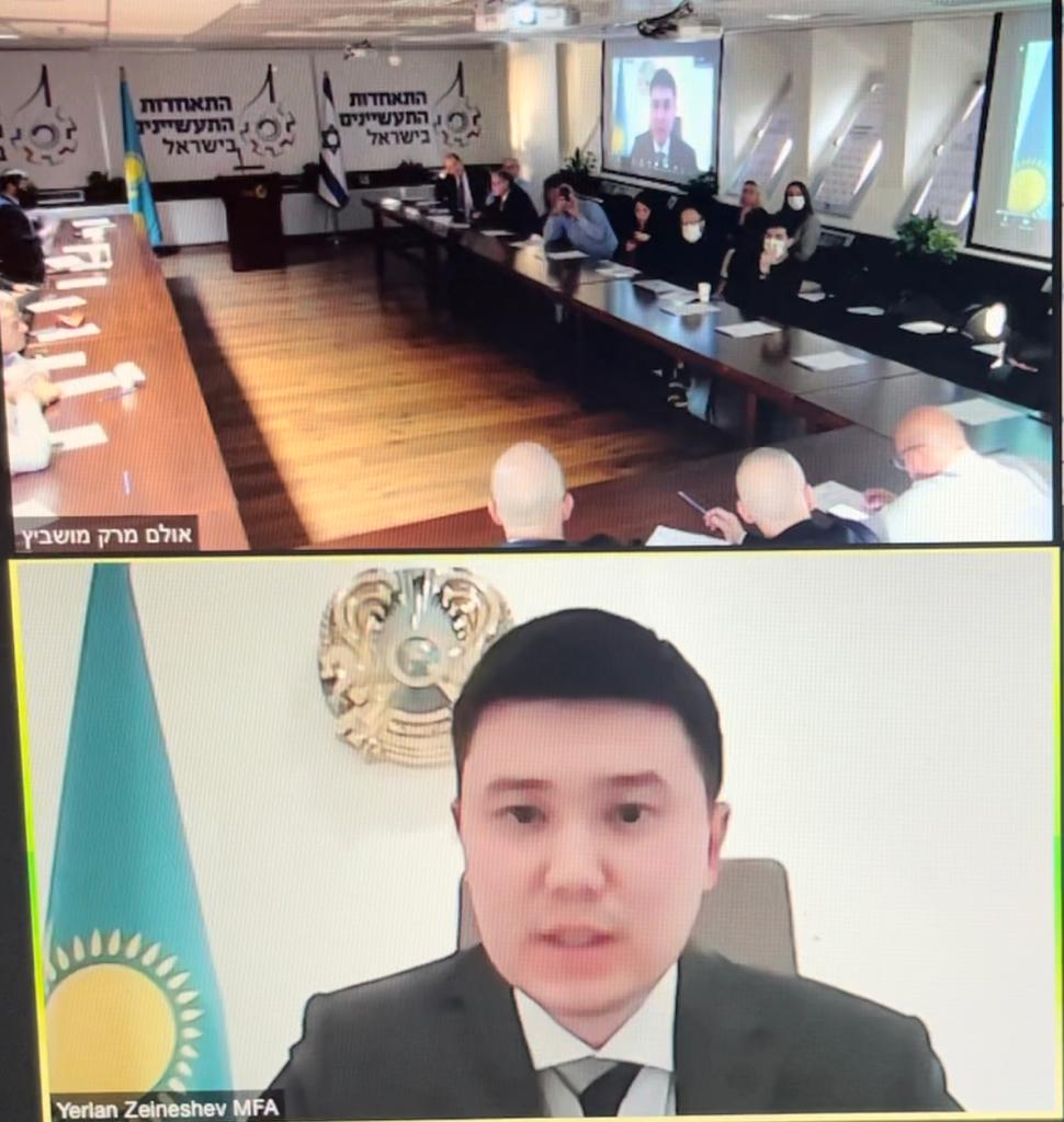 Деловые круги Израиля продолжат инвестировать в Казахстан