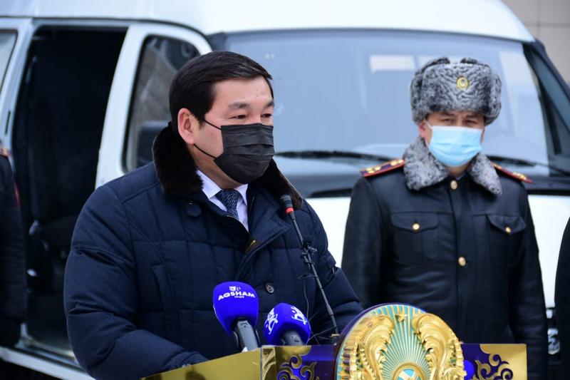 Қарағанды облысының полицейлеріне 68 көлік сыйға тартылды