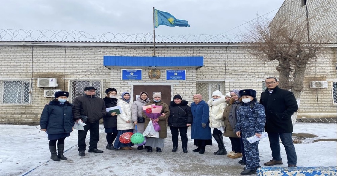 «Қақпа алдында кездесу» Атырау  облысы бойынша ҚАЖД УГ-157/11 мекемесінде өтті.