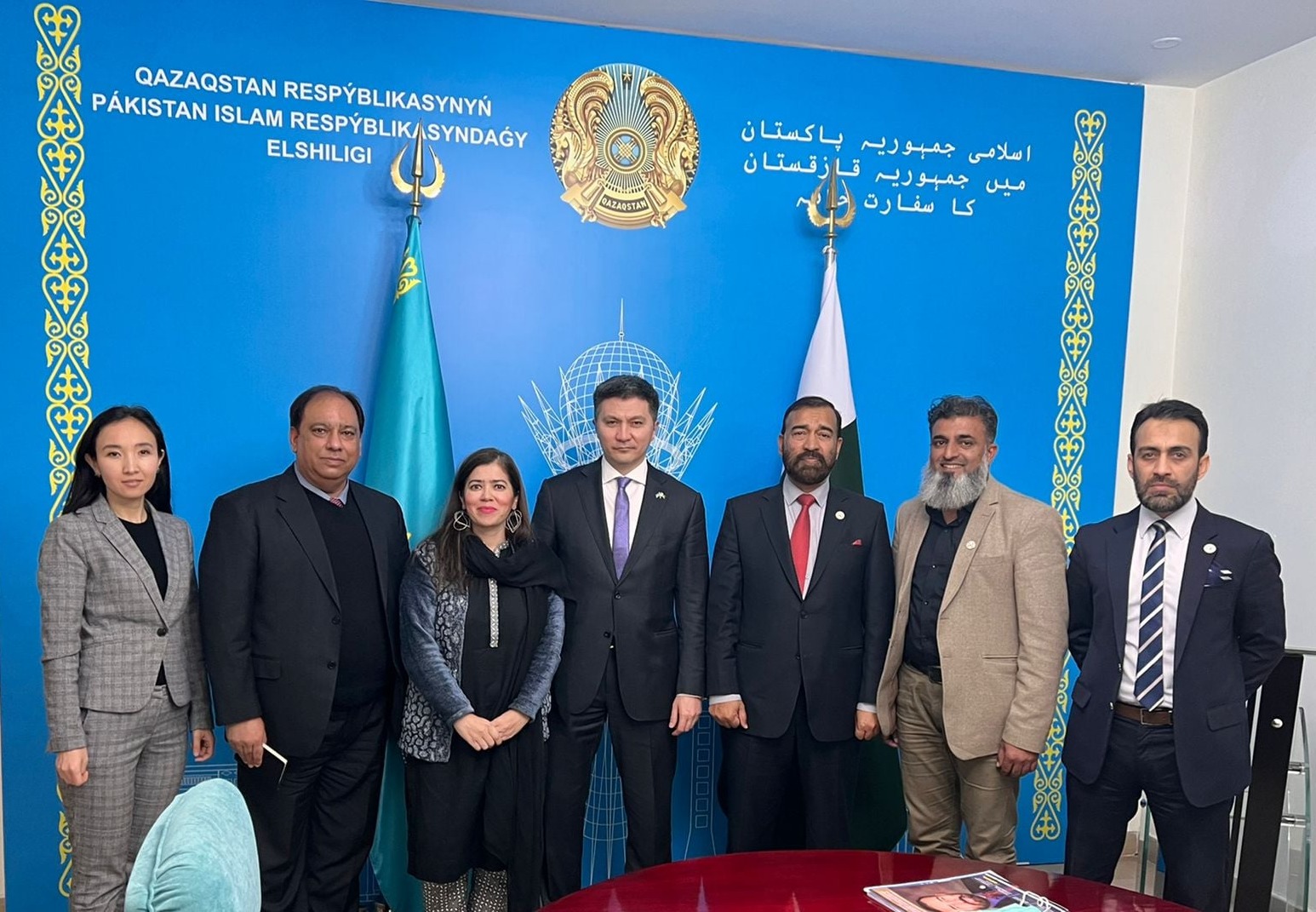Ambassador of Kazakhstan to Pakistan held a meeting with the President and members of Islamabad Chamber of Small Traders and Small Industries
