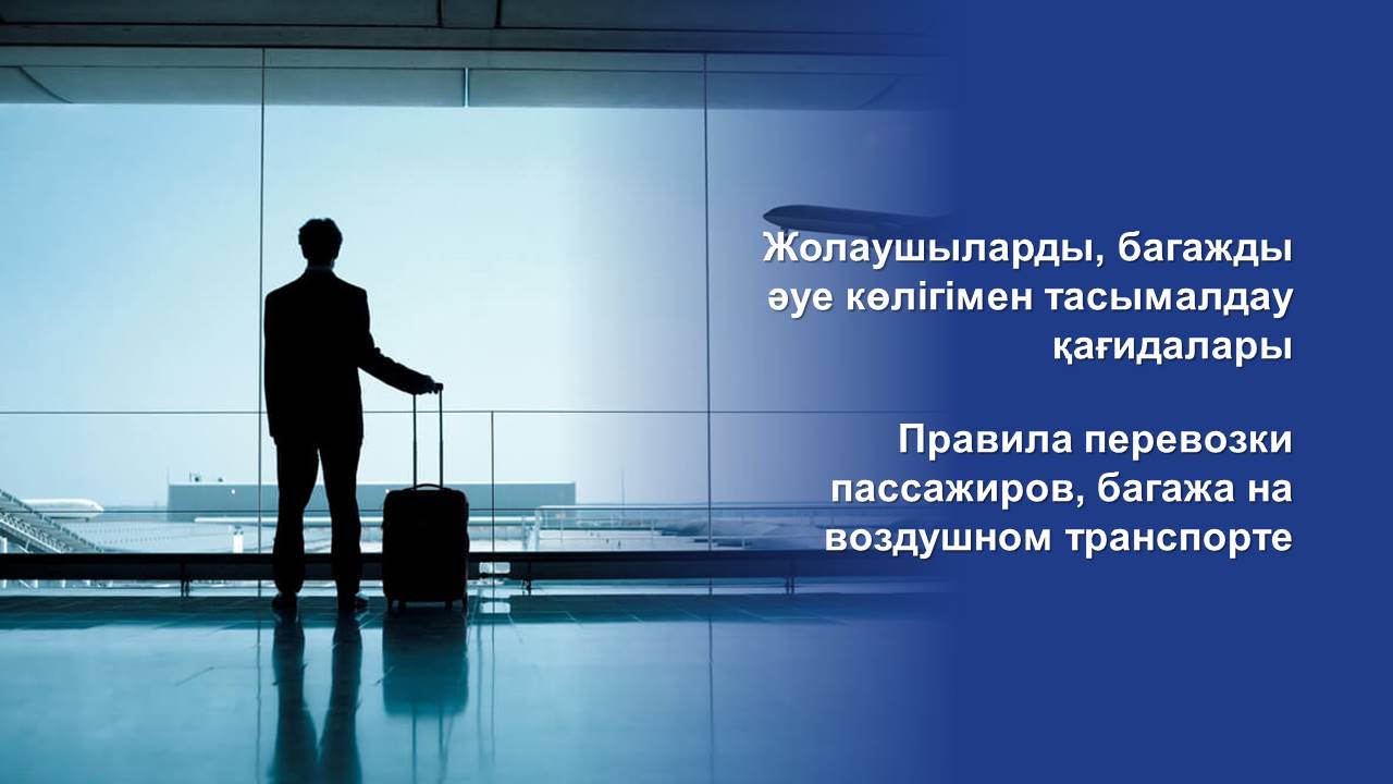 Правила перевозки пассажиров, багажа на воздушном транспорте