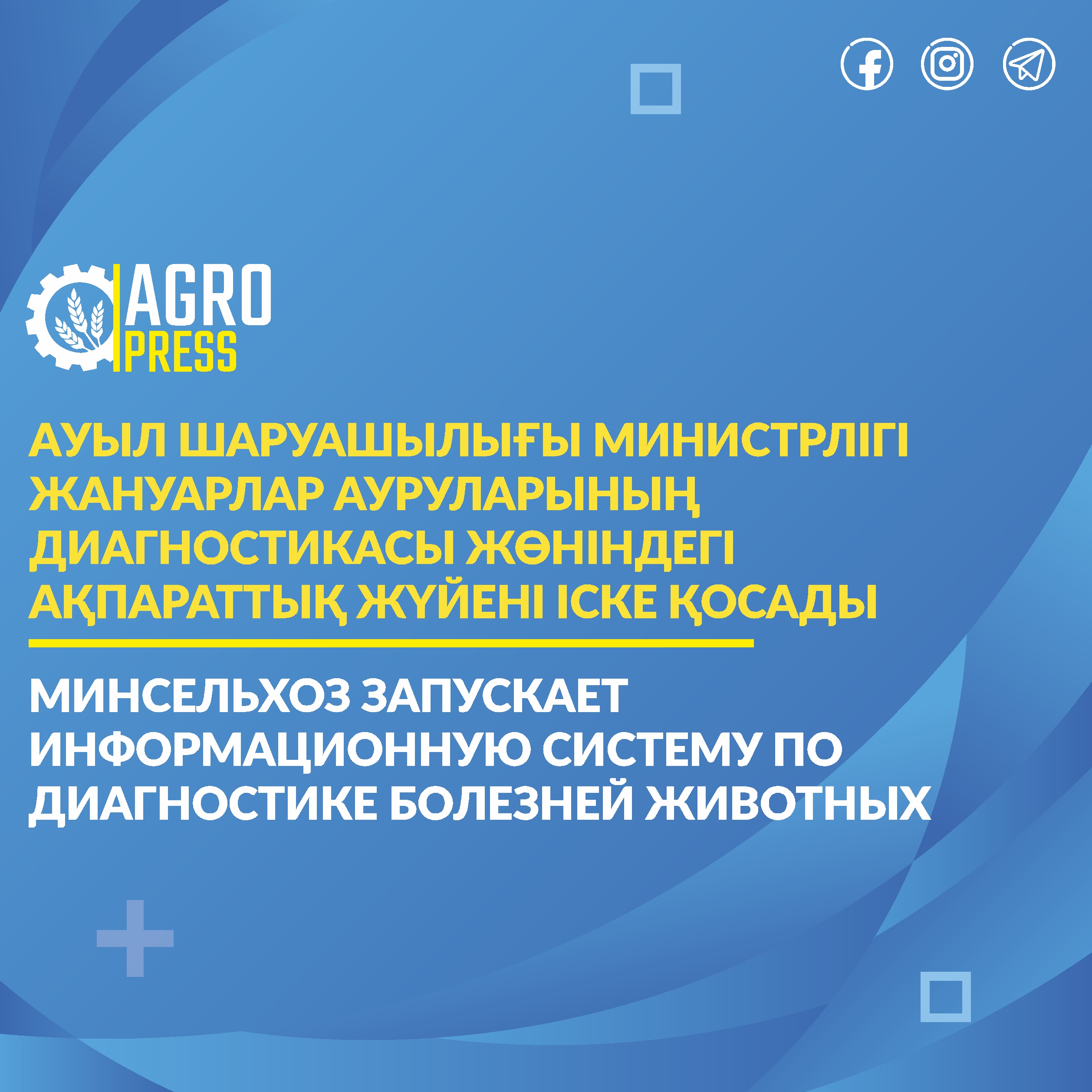 Минсельхоз запускает информационную систему по диагностике болезней животных