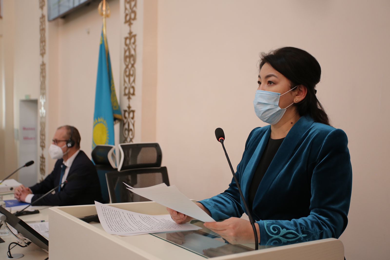 А.Гиният совместно с главой ЕВРОВОЗ провели встречу со студентами медицинского университета в Алматы