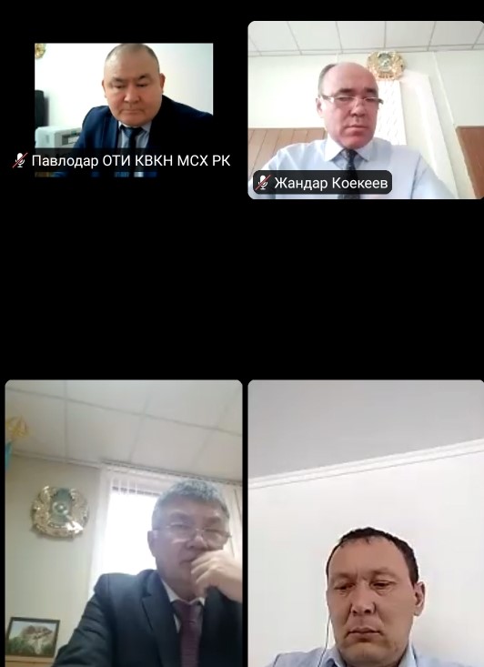 Председатель Комитета ветеринарного контроля и надзора МСХ РК провел совещания