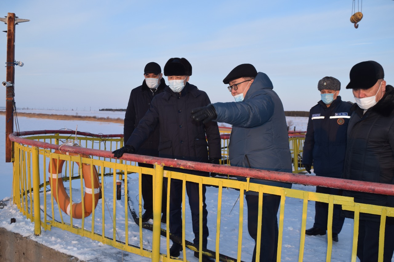 Архимед Мухамбетов посетил Каратомарское водохранилище