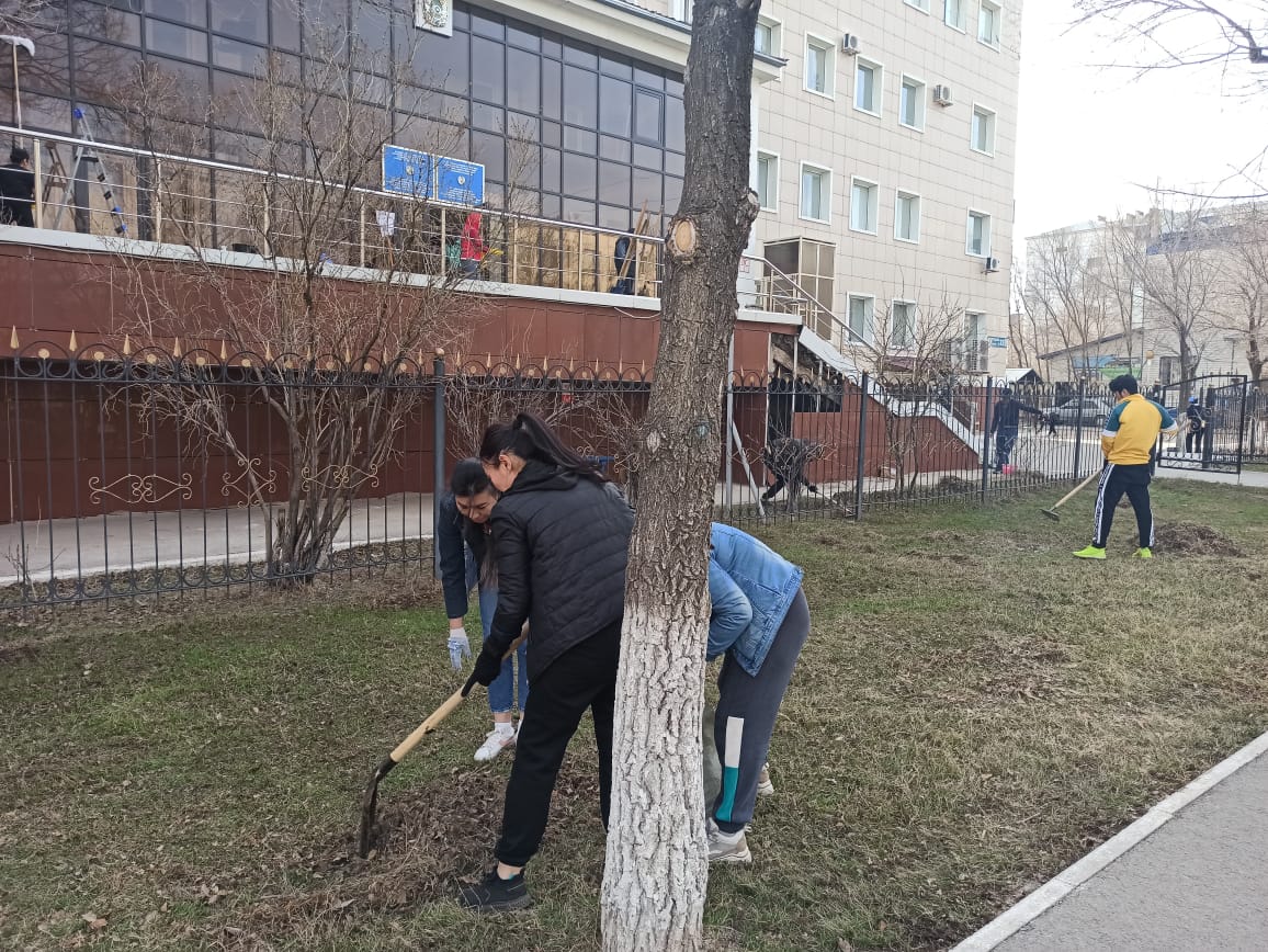 Общегородской субботник в департаменте