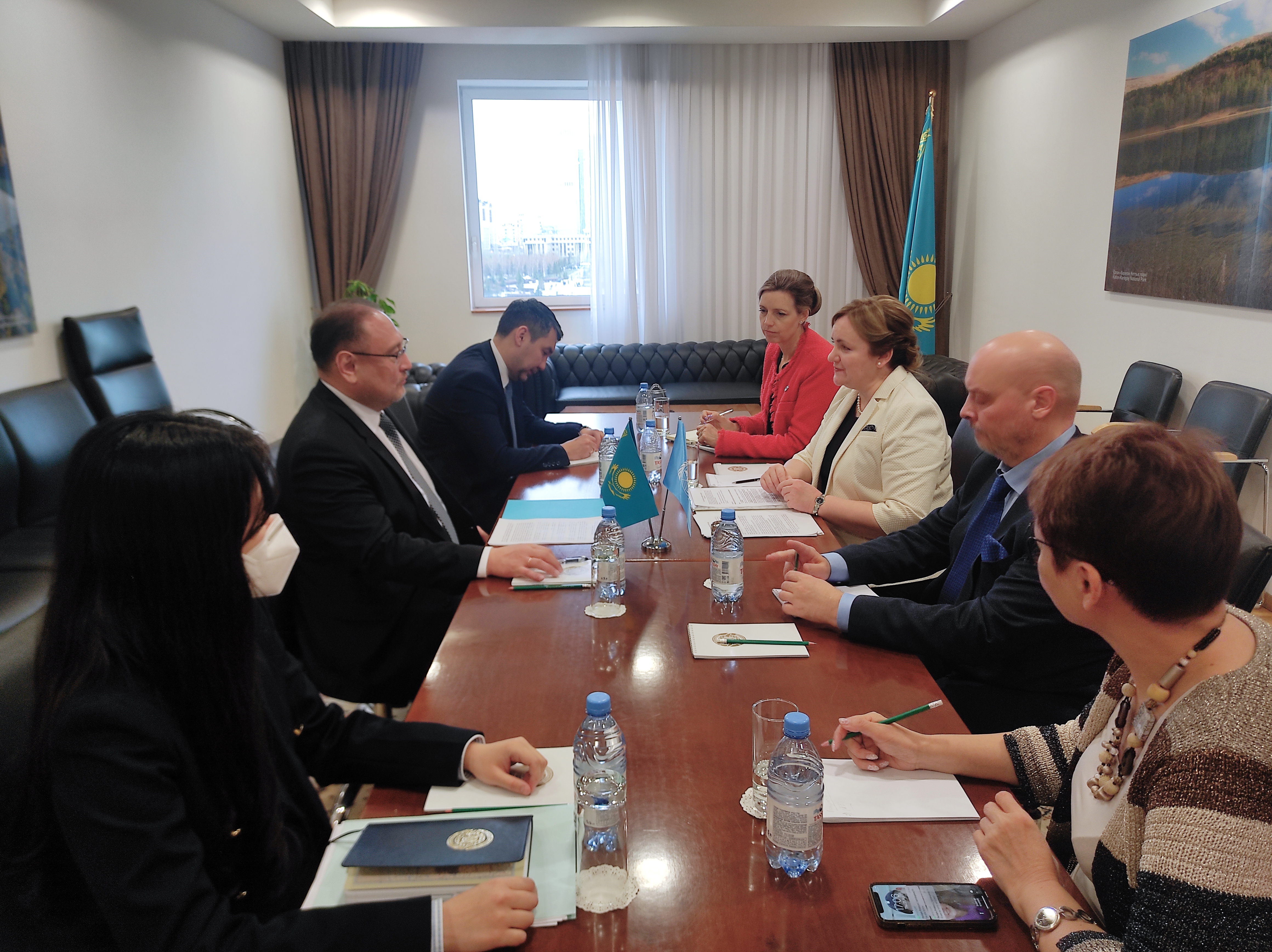 В МИДе прошла встреча со Спецпредставителем Генерального Секретаря ООН по Центральной Азии
