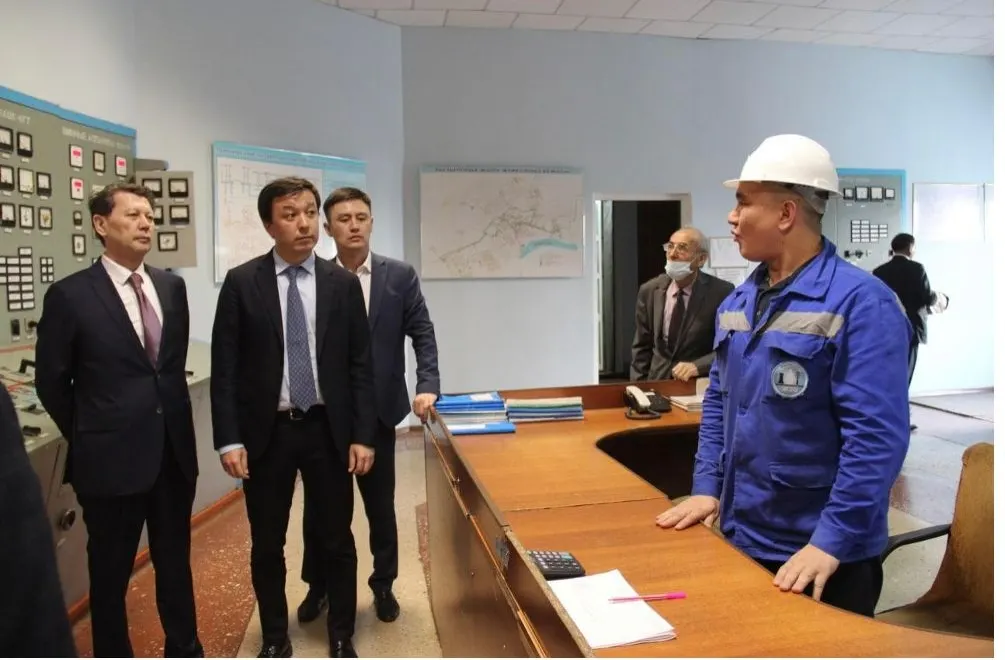 Представители министерства энергетики РК посетили Кызылординскую ТЭЦ