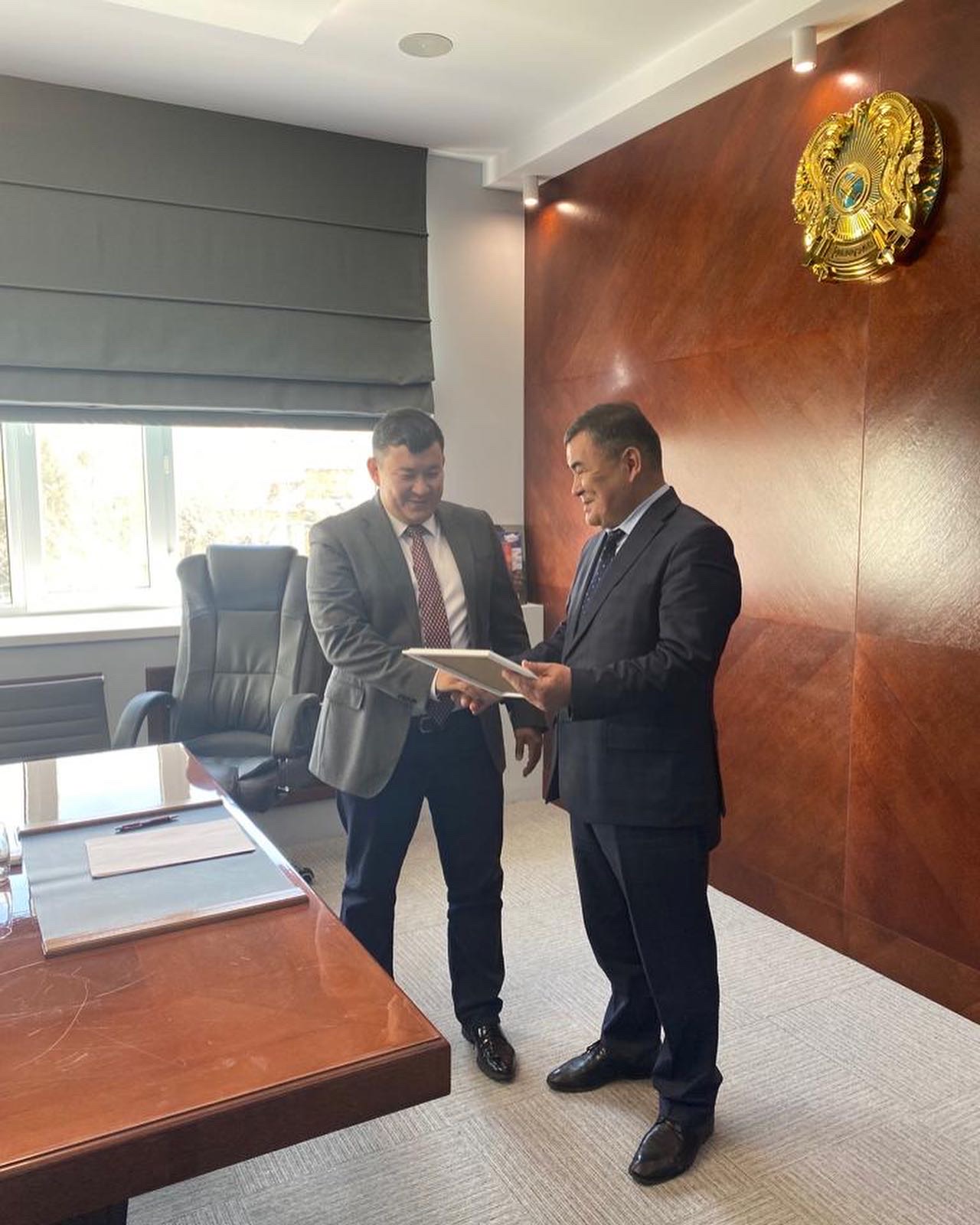 For a high level of professionalism, a significant contribution to ensuring safety and labor protection, "Maker" LLP, on the eve of the "World Labor Protection Day", was awarded a letter of thanks by the Chairman of the Committee of Labor, Social Protection and Migration of the Ministry of Health of the Republic of Kazakhstan Nurgaliev E.Zh.