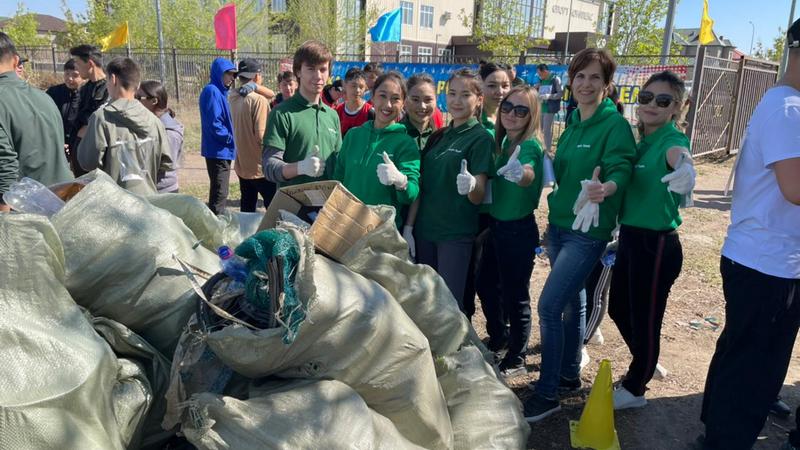 Более 300 килограммов мусора собрали во время забега-плоггинга в Балхаше