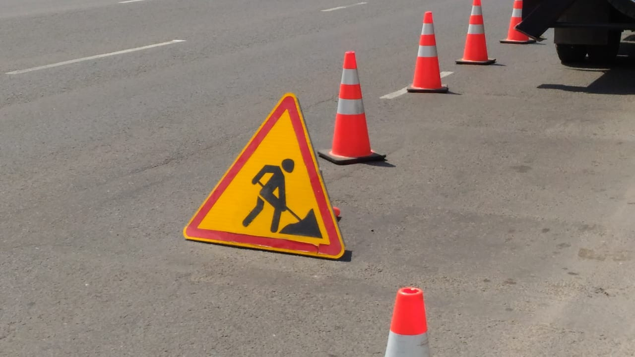 Пересечение шоссе Қорғалжын и пр.Кабанбай батыра временно перекроют в связи с ремонтом