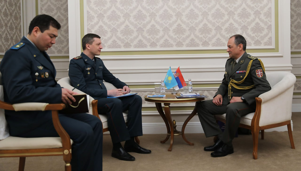 Оборонные ведомства Казахстана и Сербии налаживают сотрудничество