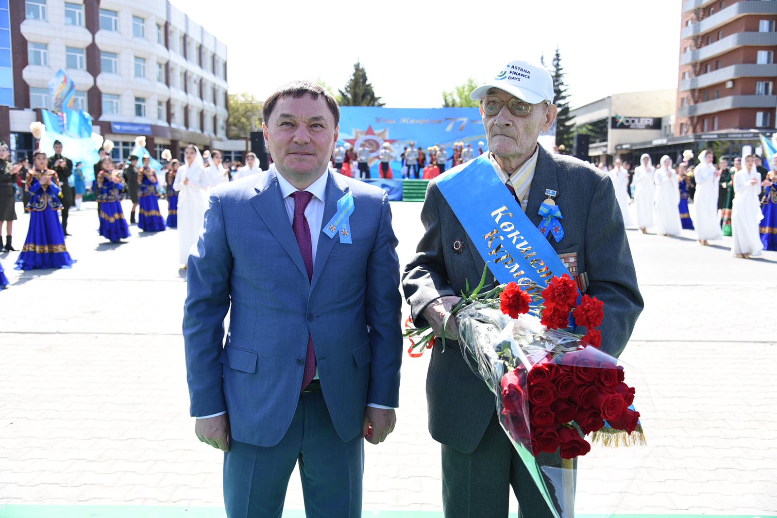 Ақмола облысында Жеңіс күні атап өтілуде