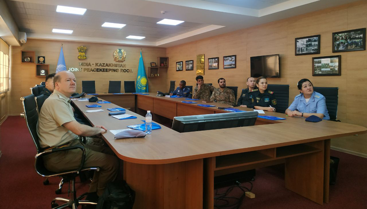 В Алматы проводится курс для офицеров миротворческих миссий
