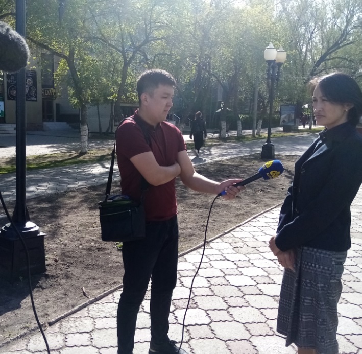 Заместитель руководителя Дерартамента БНС по СКО Нургалиева Ж.К. в интервью телеканалу МТРК осветила итоги социального развития области за январь-апрель 2022г