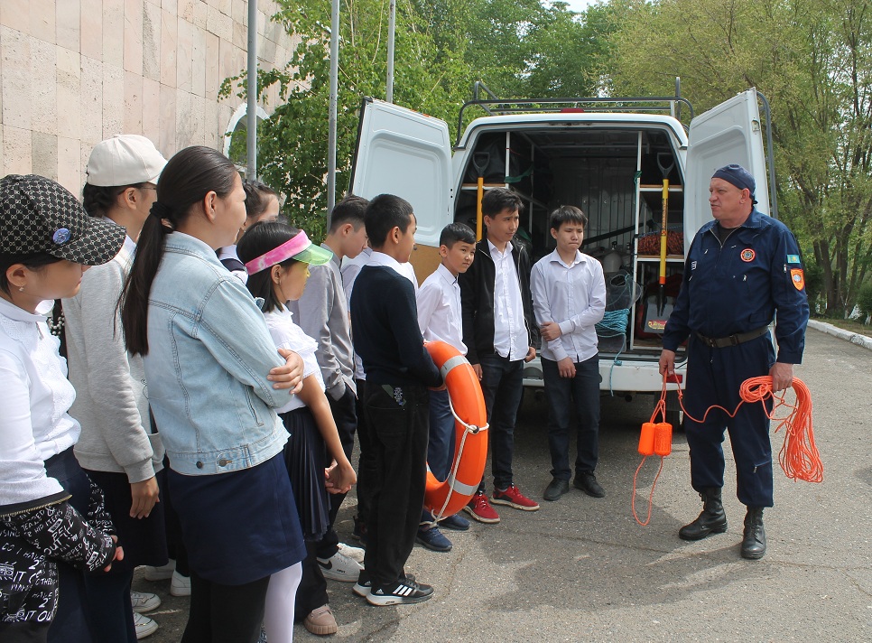 Оқушыларға  «Қауіпсіз жаз» күні өткізілді