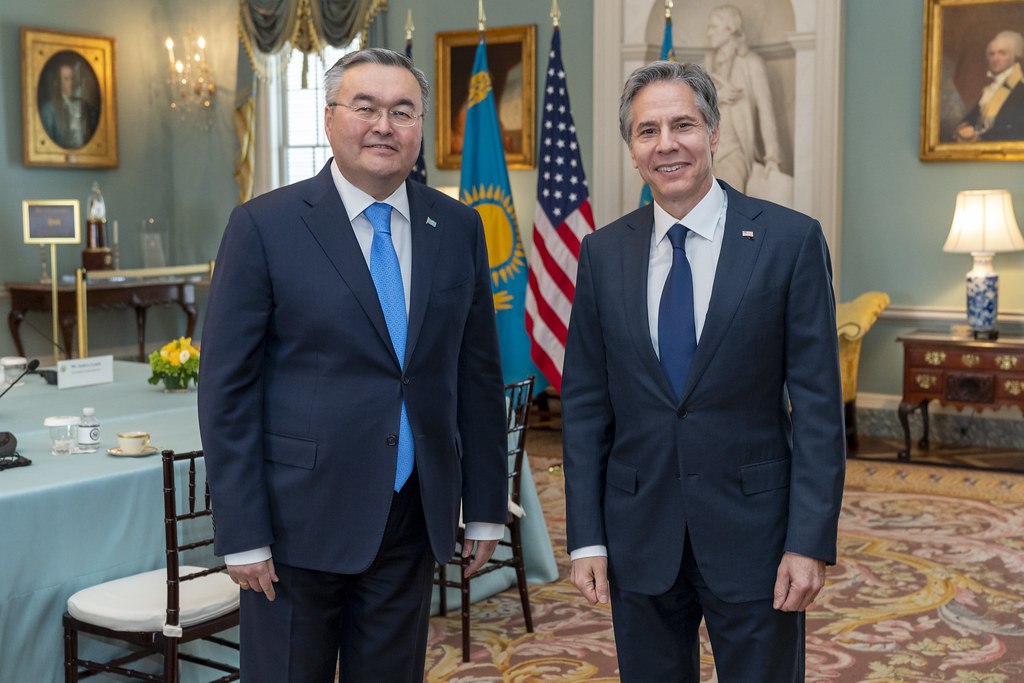 О переговорах Министра иностранных дел Казахстана и Государственного секретаря США