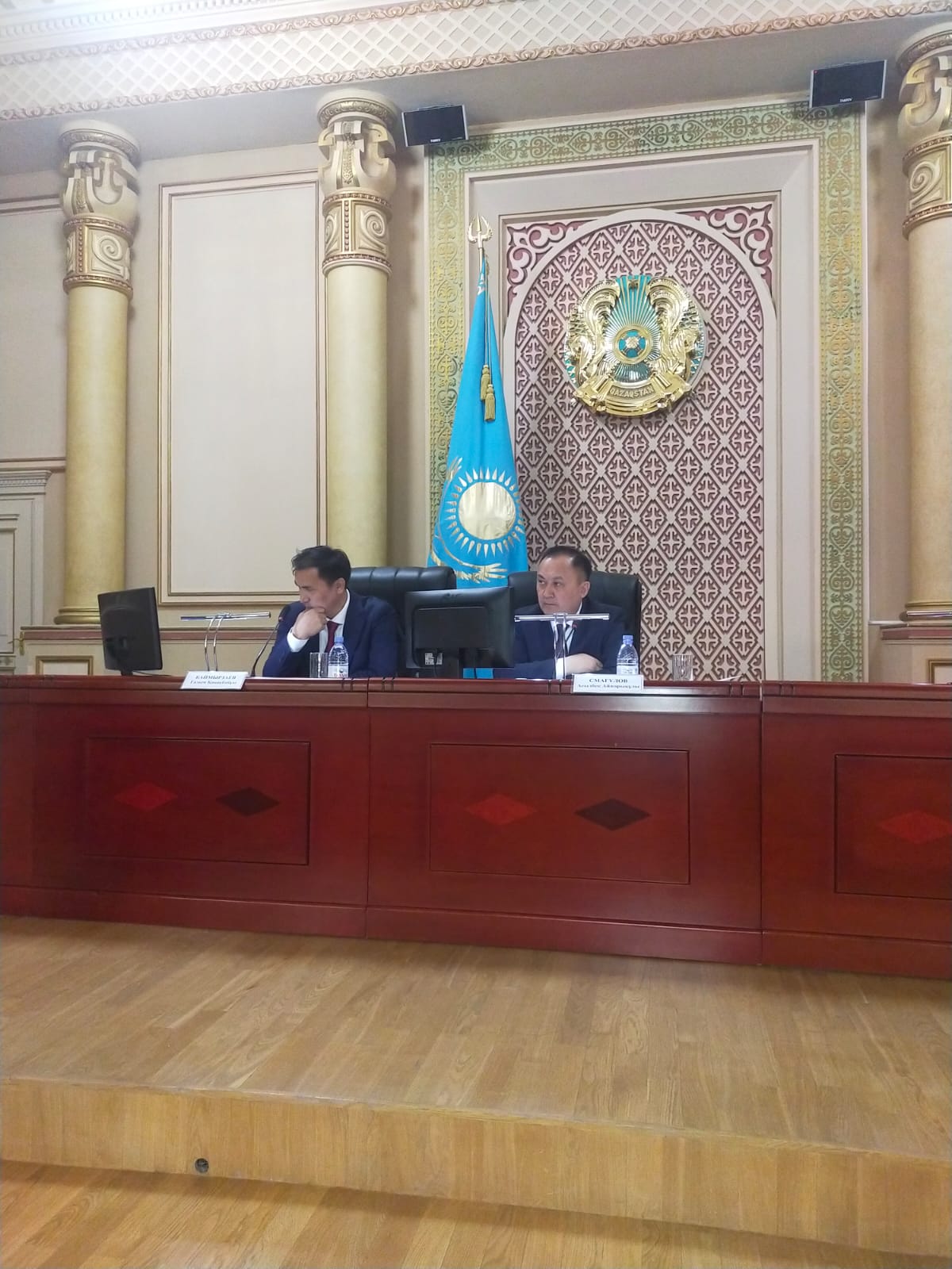 Member of the Central Commission of the Referendum of the Republic of Kazakhstan A. A. Smagulov paid a working visit to the city of Kyzylorda